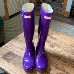 Purple Hunter Boots